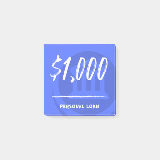 Post-it® Prêt personnel (1 000 $)