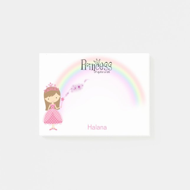 Post-it® Princesse des notes de post-it nommées énormément (Devant)