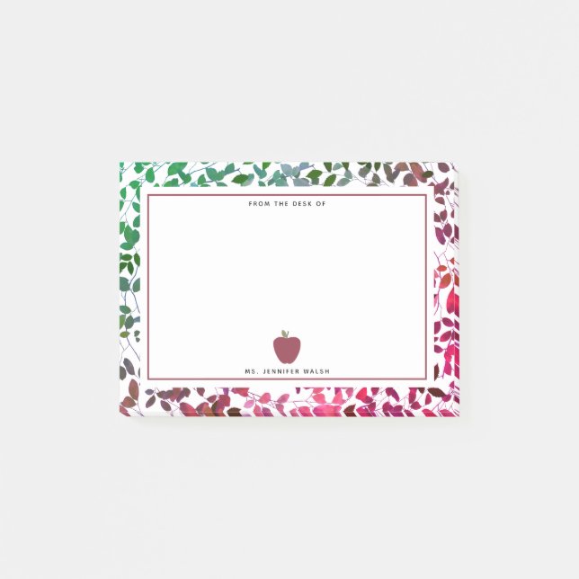 Post-it® Professeur botanique de Boho Apple (Devant)