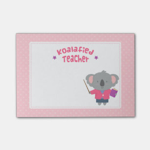 Post-it® Professeur humoristique d'ours de koala de