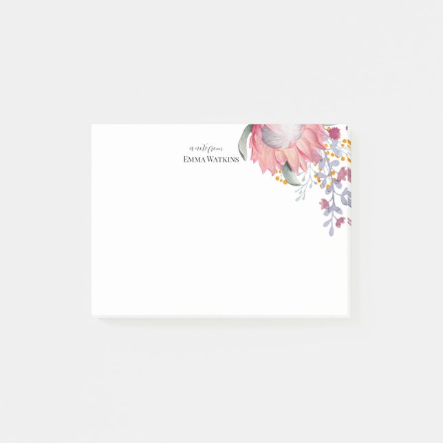 Post-it® Professeur Personnalisé Floral Australien (Devant)