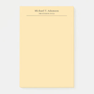 Post-it® Professionnel Élégant Moderne Beige Uni