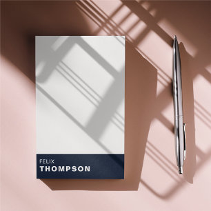 Post-it® Professionnel moderne Fumée bleu foncé et blanc