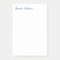 Professionnel Moderne Minimaliste Bleu Blanc