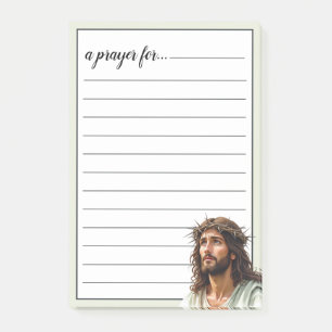Post-it® Profil de Jésus Couronne d'Épines Salle de Prière