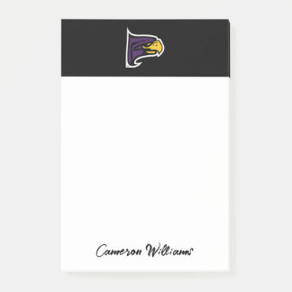 Post-it® Profil de la mascotte Hawk du Hunter College