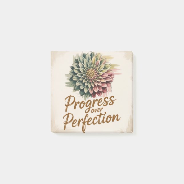 Post-it® Progrès plutôt que perfection (Devant)