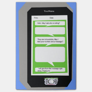 Post-it® Protection de message téléphonique personnalisée