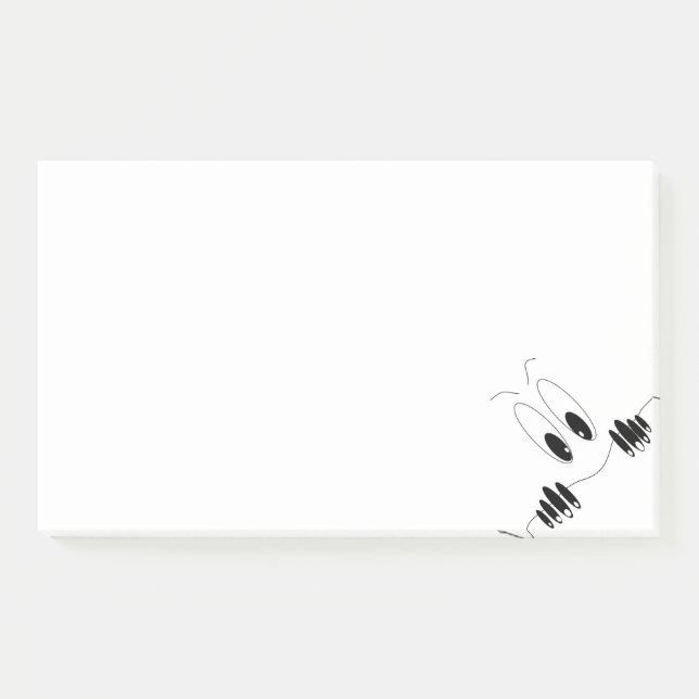 Post-it® Publier Funy Notes avec des yeux de curiosité (Devant)