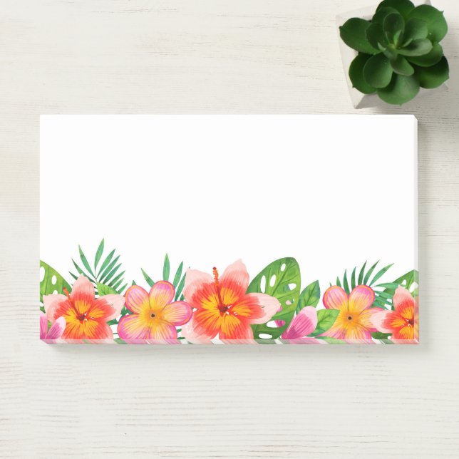 Post-it® Publier Notes-Fleurs tropicales (Bureau)