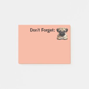 Post-it® Pug puppy