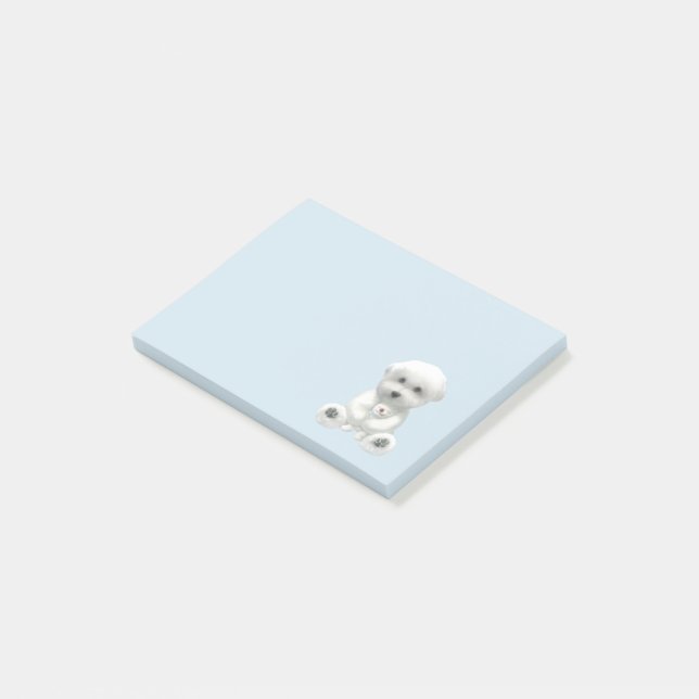 Post-it® Puppy Accroche Son Jouet (Incliné)