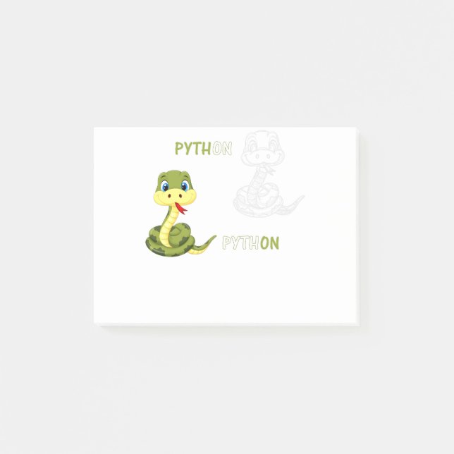 Post-it® pythothie python serpent mignon (Devant)