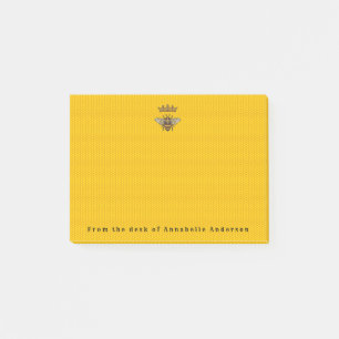 Post-it® Queen Bee avec Crown Post-it Notes