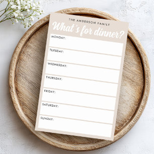 Post-it® Quel est le planificateur hebdomadaire marron clai