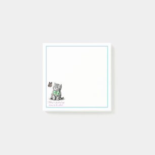 Post-it® Quel temps d'être vivant Kitten
