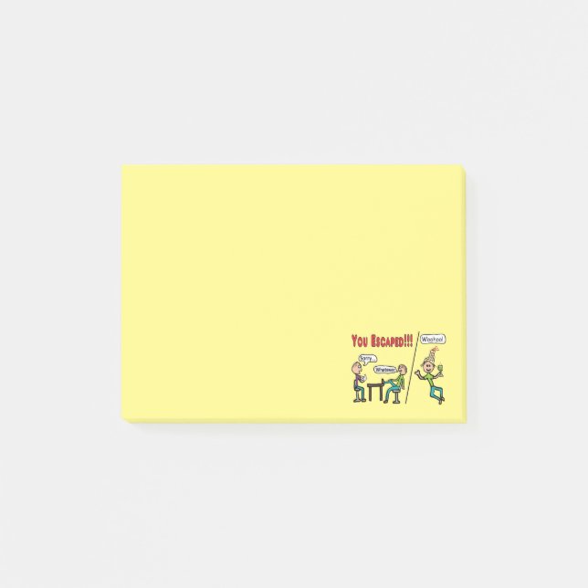 Post-it® Quitter le travail (Devant)
