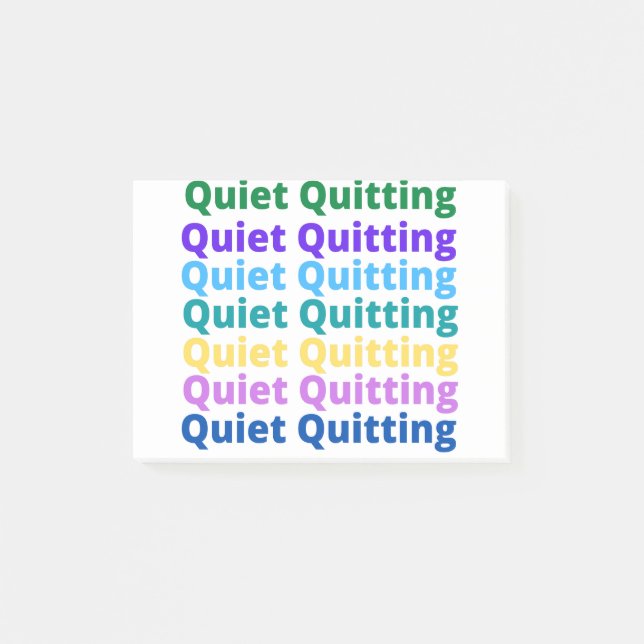 Post-it® Quitter tranquillement (Devant)