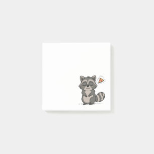Post-it® Raccoon Dream - Pizza !