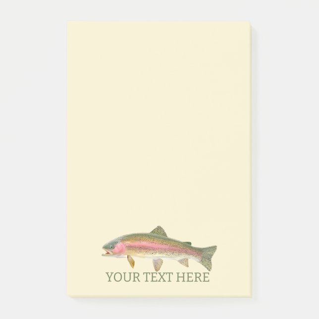Post-it® Rainbow Trout Fly (Devant)
