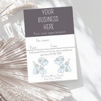 Rappel de rendez-vous Chien de ballon de toilettag