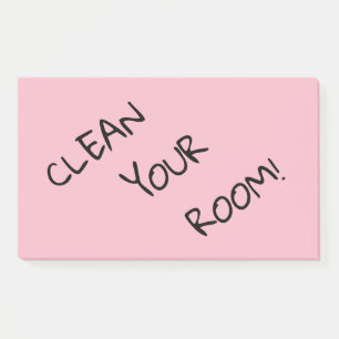 Post-it® Rappel géant "Nettoyez votre chambre !"
