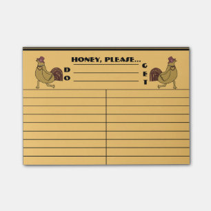 Post-it® Rappels Course-UN-Ronds du poulet DO-GET