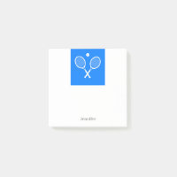 Raquettes de tennis Arrière - plan bleu Personnali