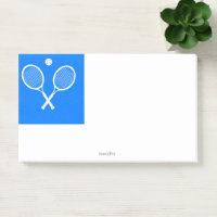 Raquettes de tennis Arrière - plan bleu Personnali