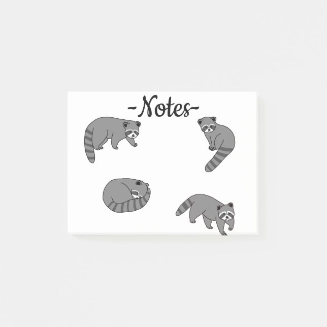 Post-it® Raton laveurs (Devant)