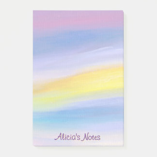 Post-it® Rayon Violet et Doré Moderne Abstrait
