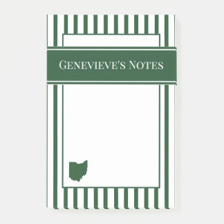 Post-it® Rayure verte de l'Ohio