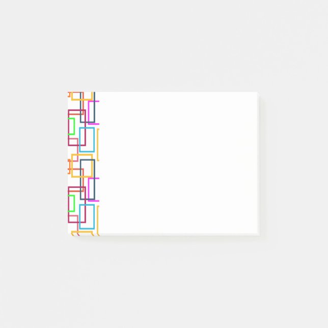 Post-it® Rectangles de chevauchement (Devant)