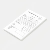 Reçu de vente sur commande personnalisé pour petit