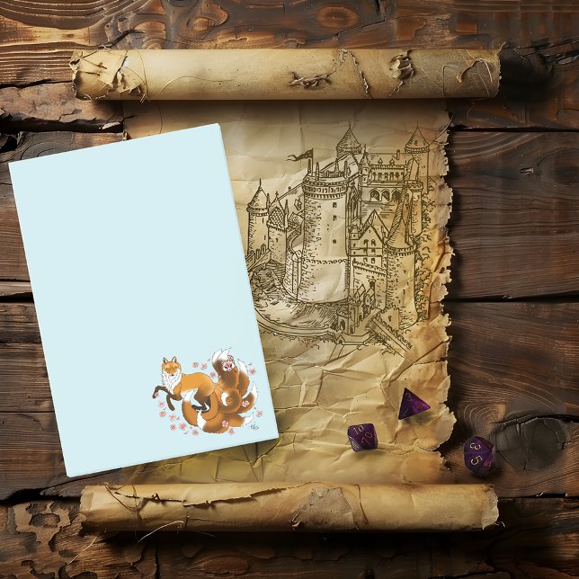 Post-it® Red Fox Tails Kitsune Kasai (Créateur téléchargé)