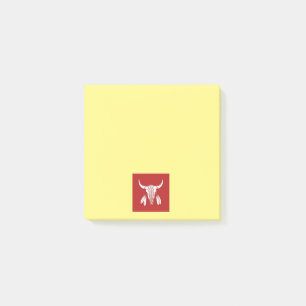 Post-it® Red Ghost Dance Buffalo patins à notes jaunes