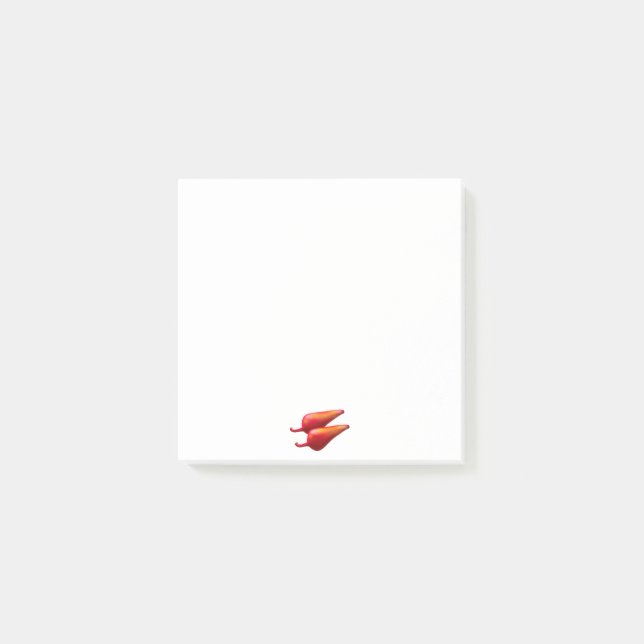 Post-it® Red Ghost Dance Buffalo pattes blanches (Devant)