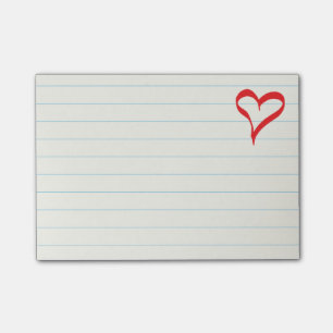 Post-it® Red Heart Love Mariage, Fêtes de l'mariée, Fiançai