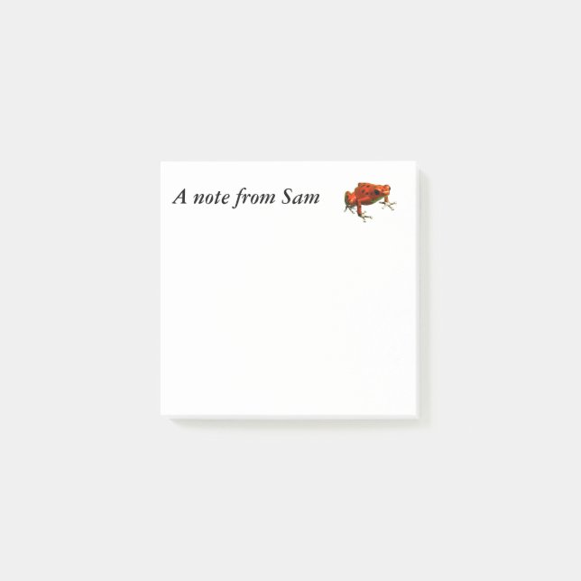 Post-it® Red Poison Dart Frog (Devant)