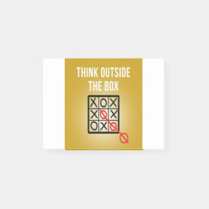 Post-it® Réfléchissez à l'extérieur de la boîte