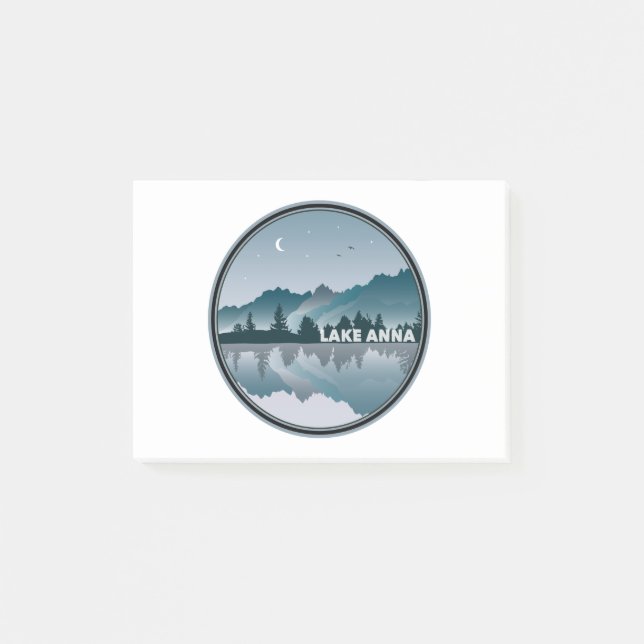 Post-it® Réflexion du lac Anna Virginia (Devant)