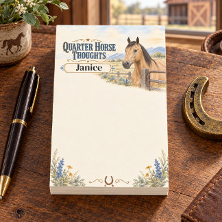 Post-it® Réflexions personnalisées de Quarter Horse Buckski