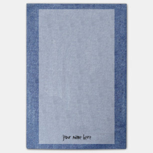 Post-it® Regard de denim et votre nom