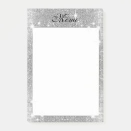 Post-it® Regard métallique de parties scintillantes en