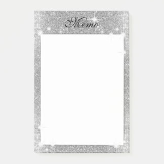Post-it® Regard métallique de parties scintillantes en