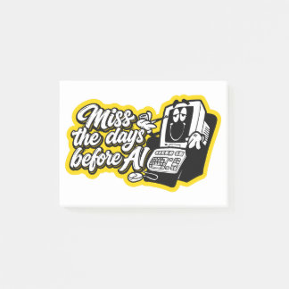Post-it® Regrette les jours d'avant l'IA