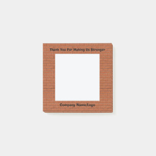 Post-it® Remerciement d'entreprise pour nous avoir rendus p
