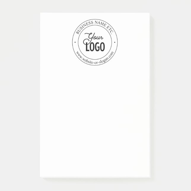 Post-it® Remplacement et personnalisation faciles du logo (Devant)