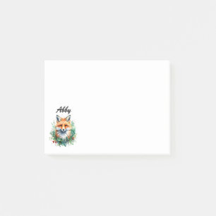 Post-it® Renard dans le houx