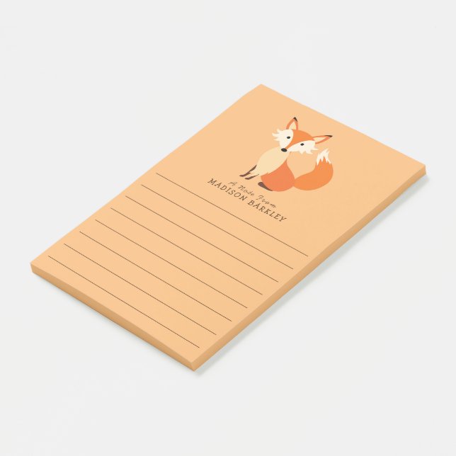 Post-it® Renard Kid's Mignon Animal de la Forêt (Incliné)